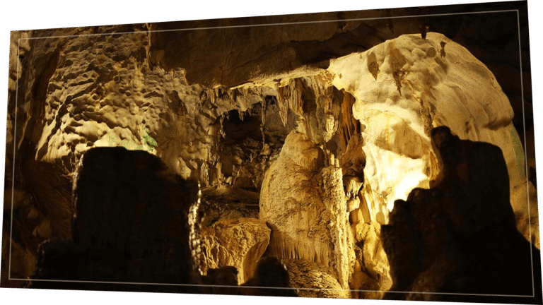 interior of Natural Bridge Caverns in San Antonio