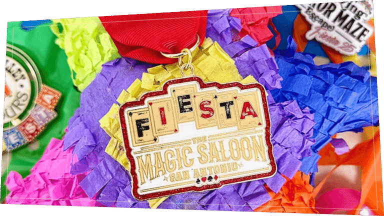Magic Saloon San Antonio fiesta medal