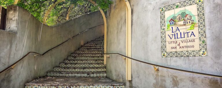 La Villita staircase in San Antonio